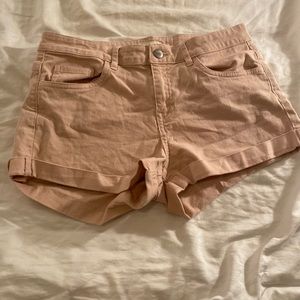 H&M Pink Denim Shorts